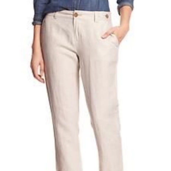 Banana Republic Harrison Fit Linen Pant 